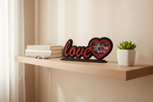 Marco de fotos "LOVE" Izmi Láser Regalos Personalizados