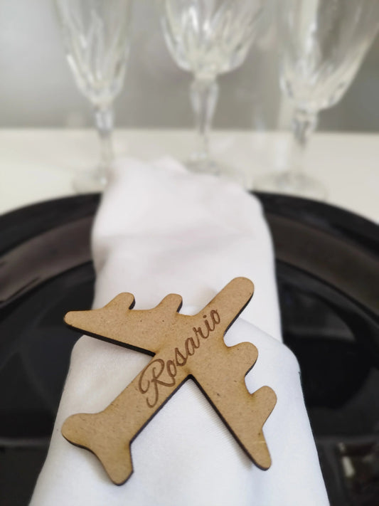 Marca sitios "Avión" Izmi Láser Regalos Personalizados