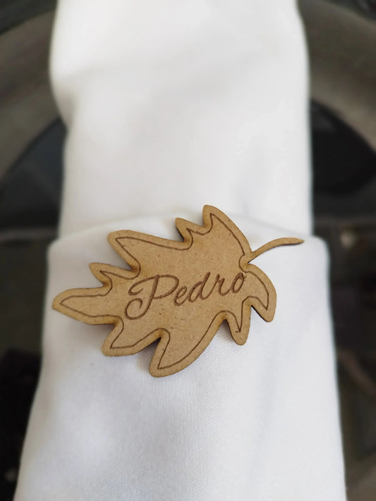 Marca sitios "Hoja" Izmi Láser Regalos Personalizados