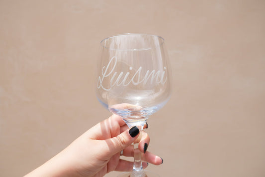 Copas de cristal personalizadas Izmi Láser Regalos Personalizados