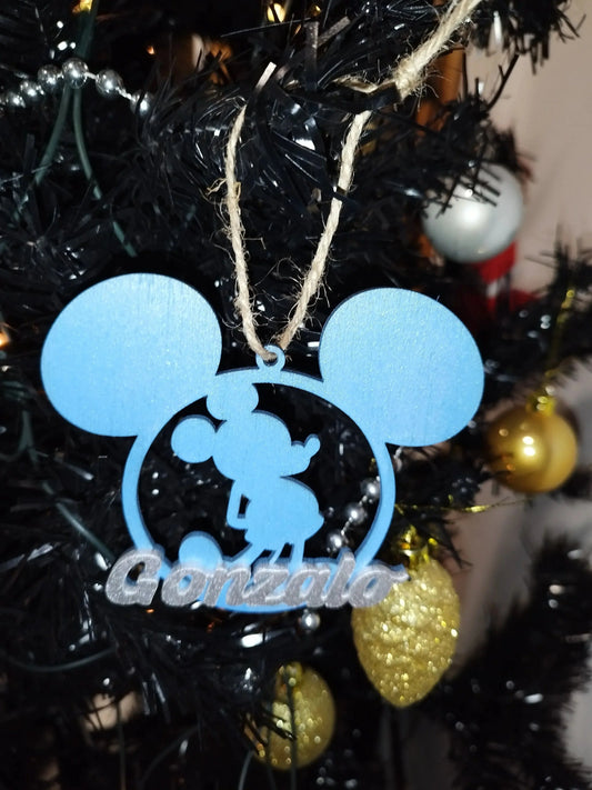 Bola de Navidad Mickey Izmi Láser Regalos Personalizados