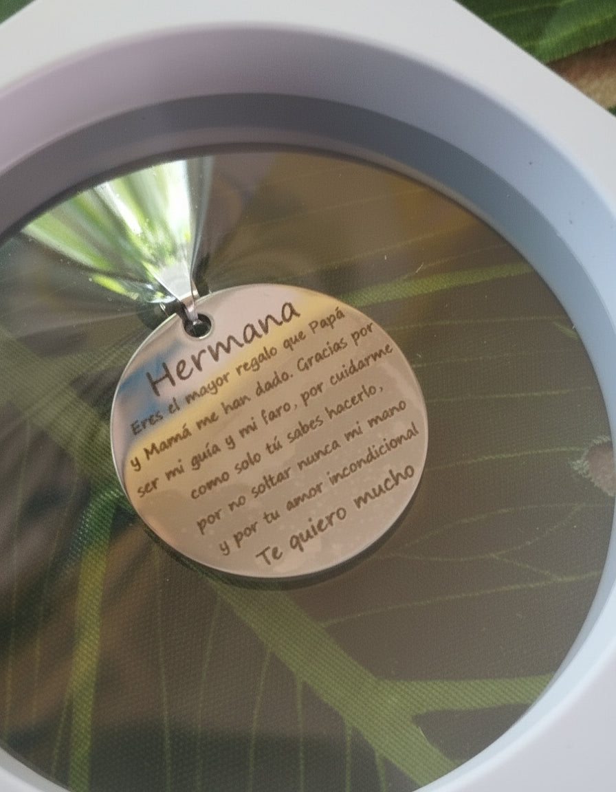 Medalla de acero agradecimiento Izmi Láser Regalos Personalizados