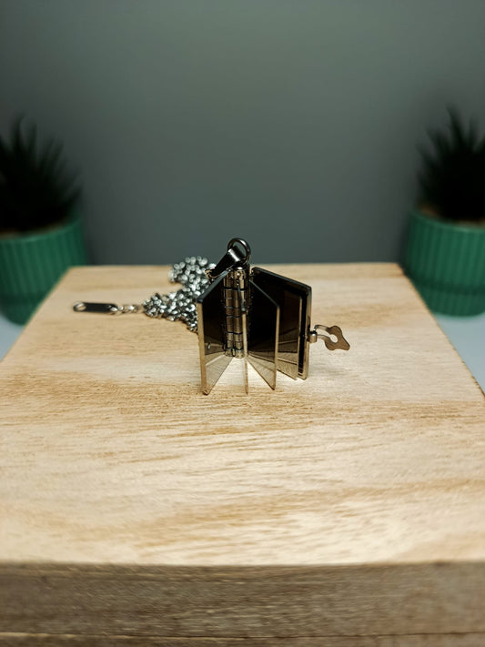 Colgante librito acero inoxidable