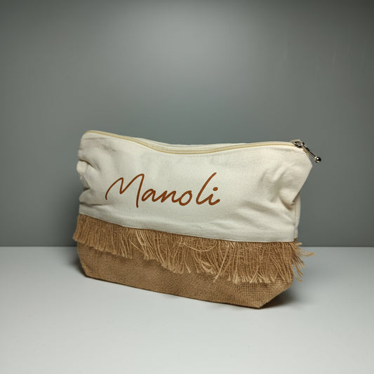 Neceser con flecos personalizado