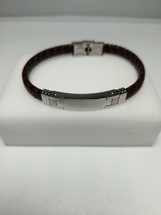 Pulsera acero doble color