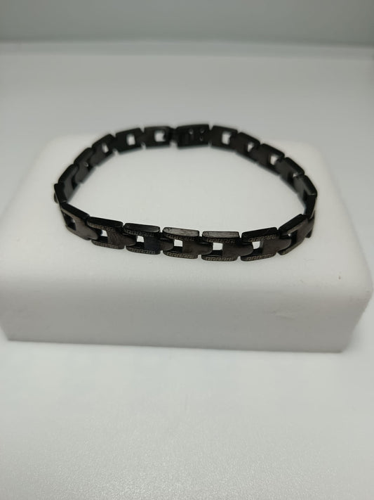 Pulsera hombre negra beta