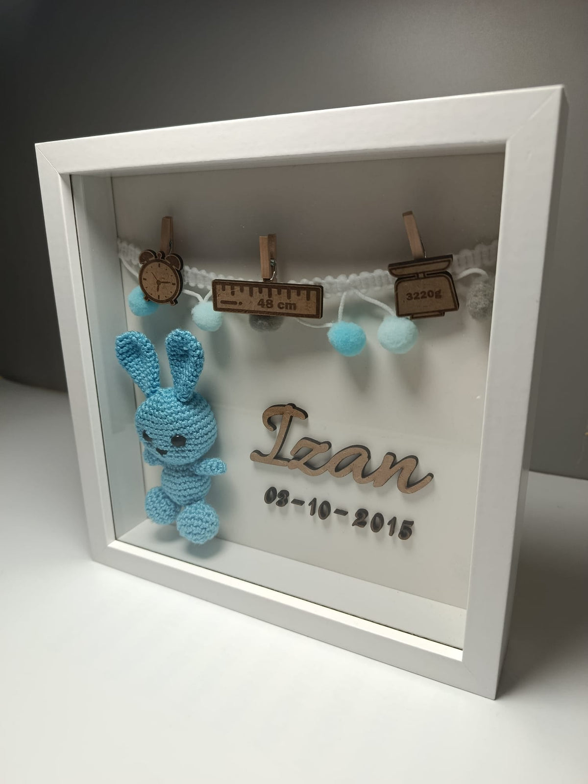 Natalicio 3D amigurumi Izmi Láser Regalos Personalizados