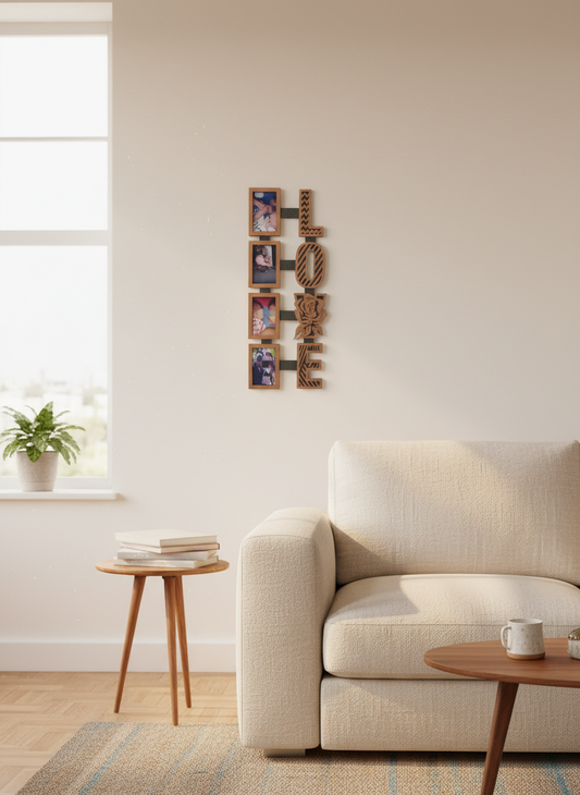 Marco de fotos múltiple "LOVE"