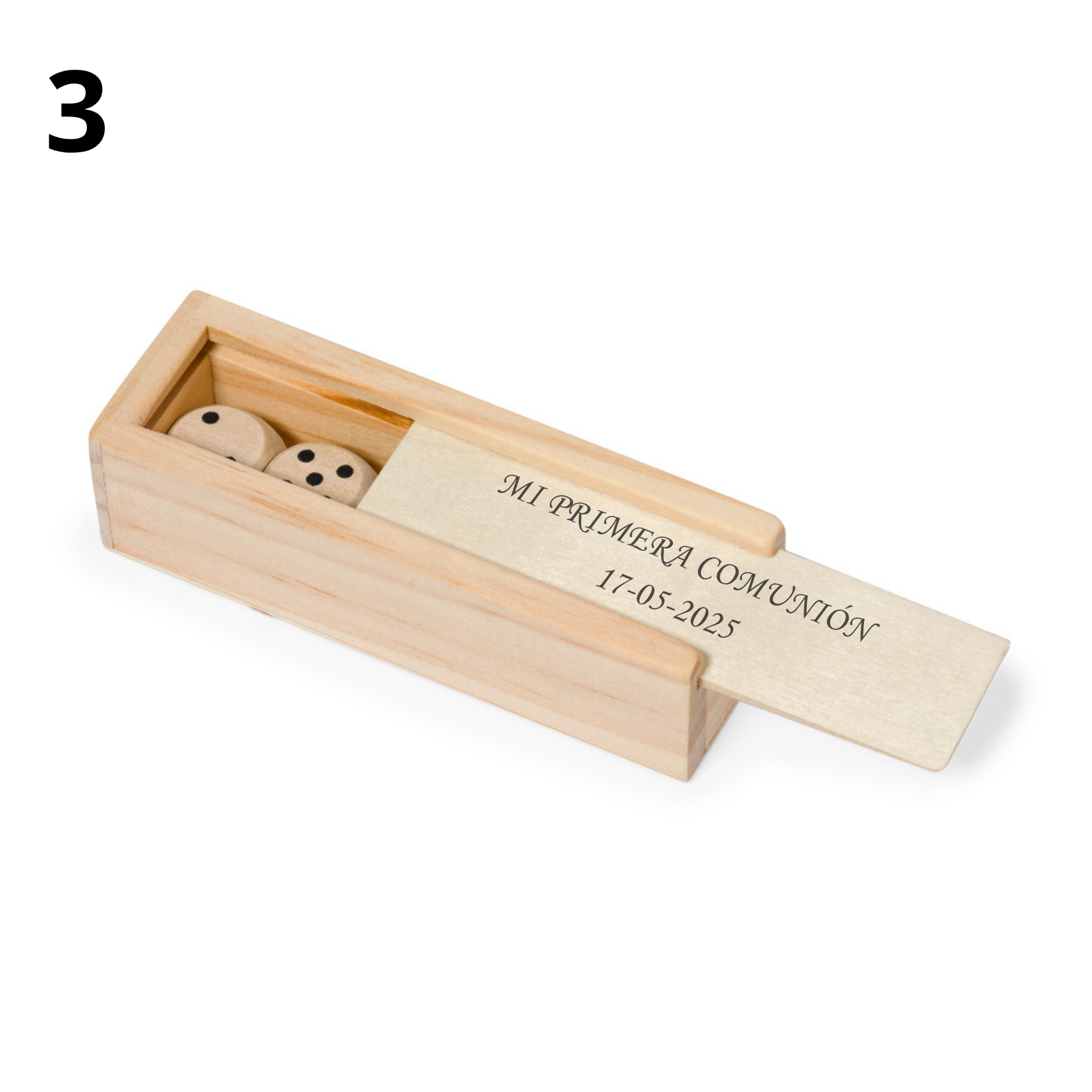 Juego de dados personalizado Izmi Láser Regalos Personalizados
