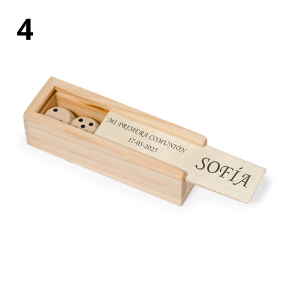 Juego de dados personalizado