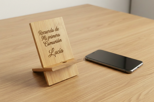 Soporte para móvil personalizado
