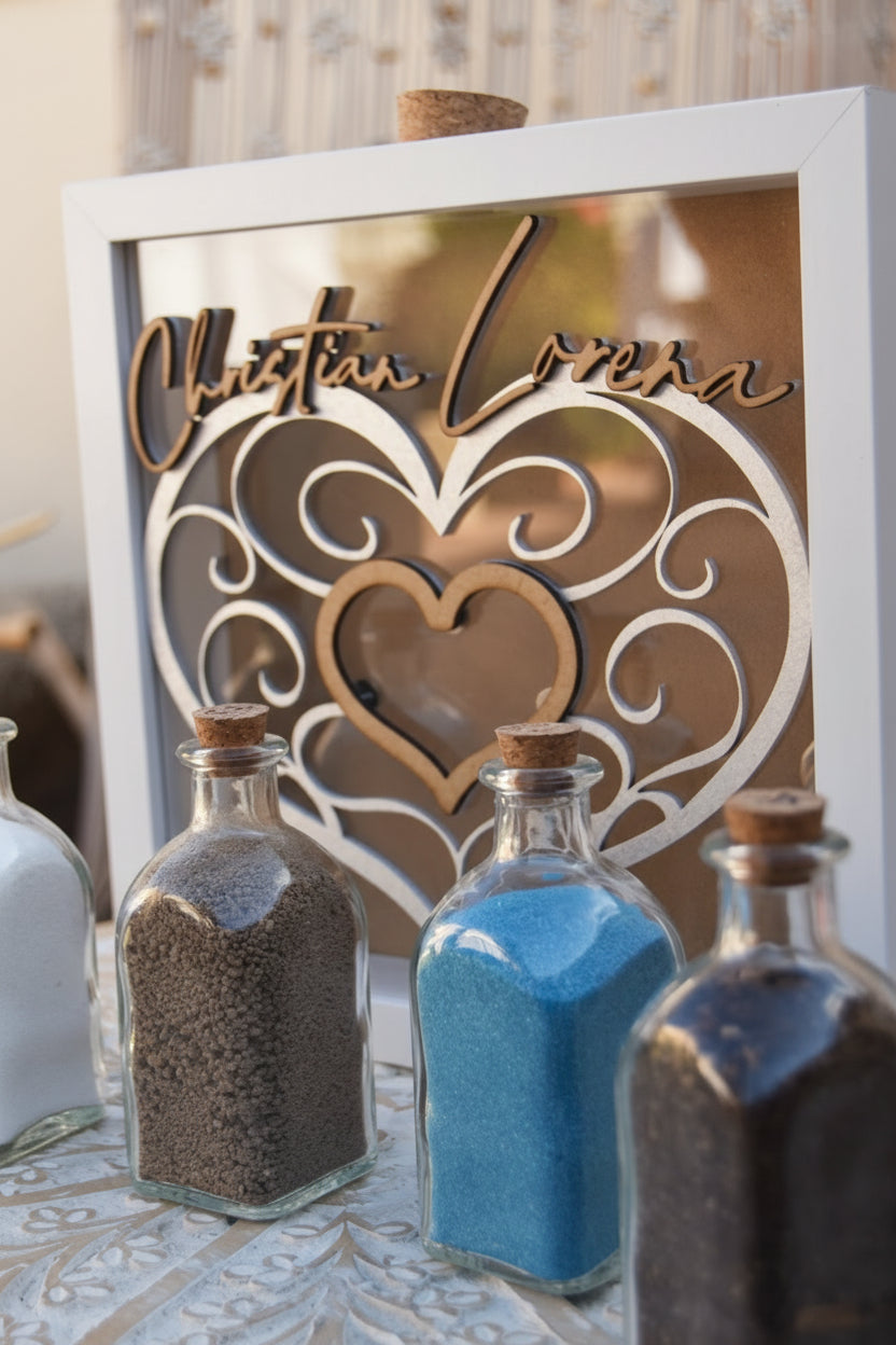 Ritual de arena para boda