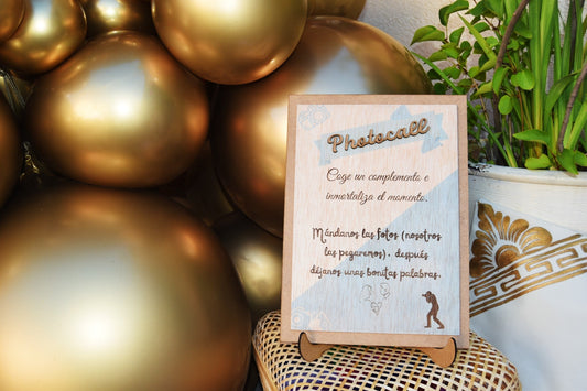 Cartel photocall Izmi Láser Regalos Personalizados