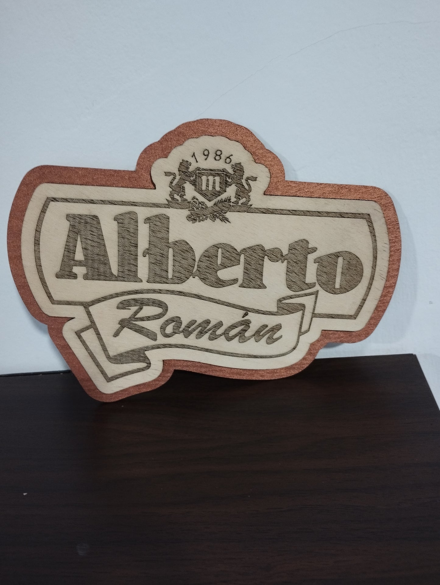 Cartel Imitación logo cerveza