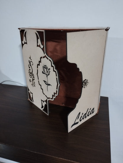 Caja de madera personalizada