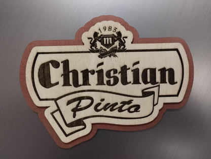 Cartel Imitación logo cerveza