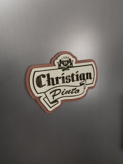 Cartel Imitación logo cerveza