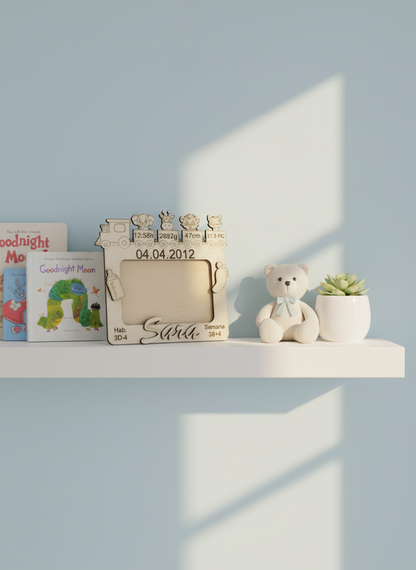 Marco de fotos natalicio