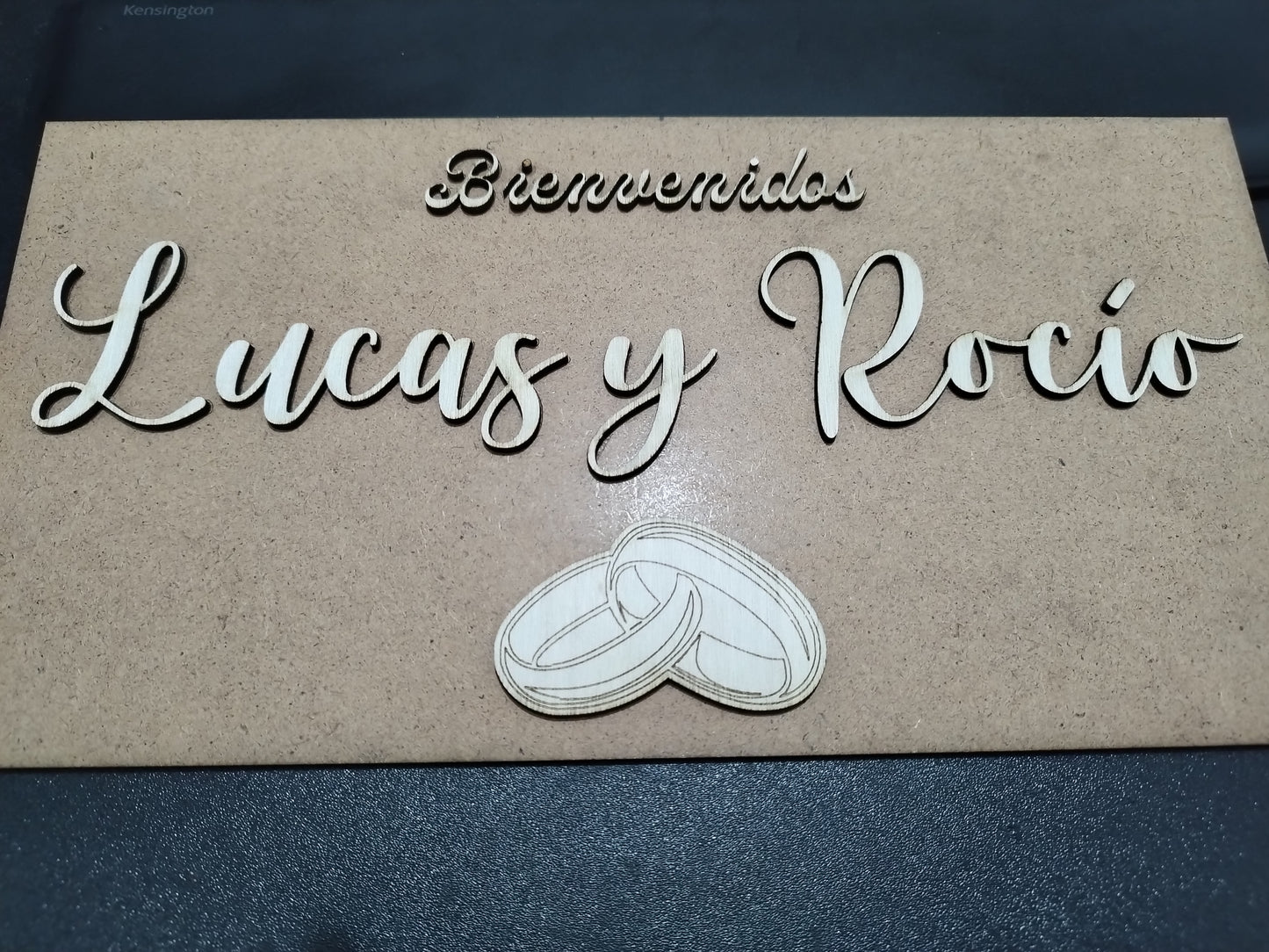 Cartel BIENVENIDA para evento