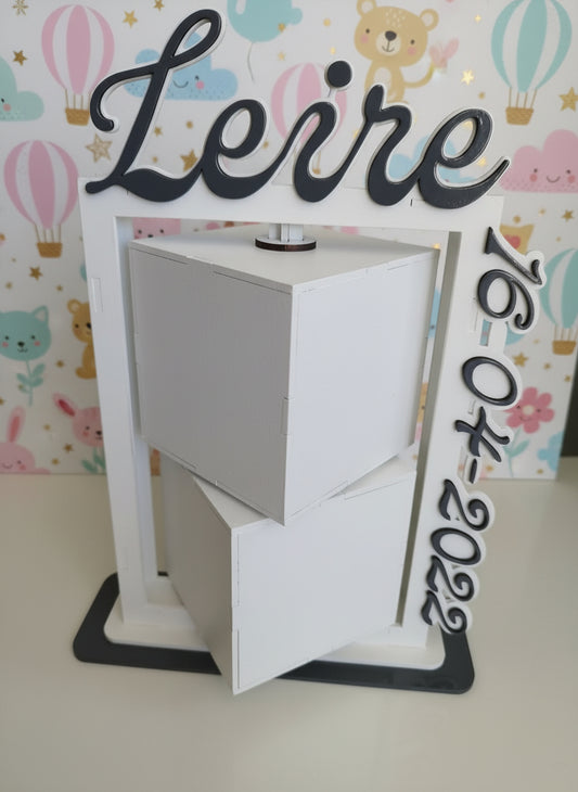 Marco de fotos giratorio