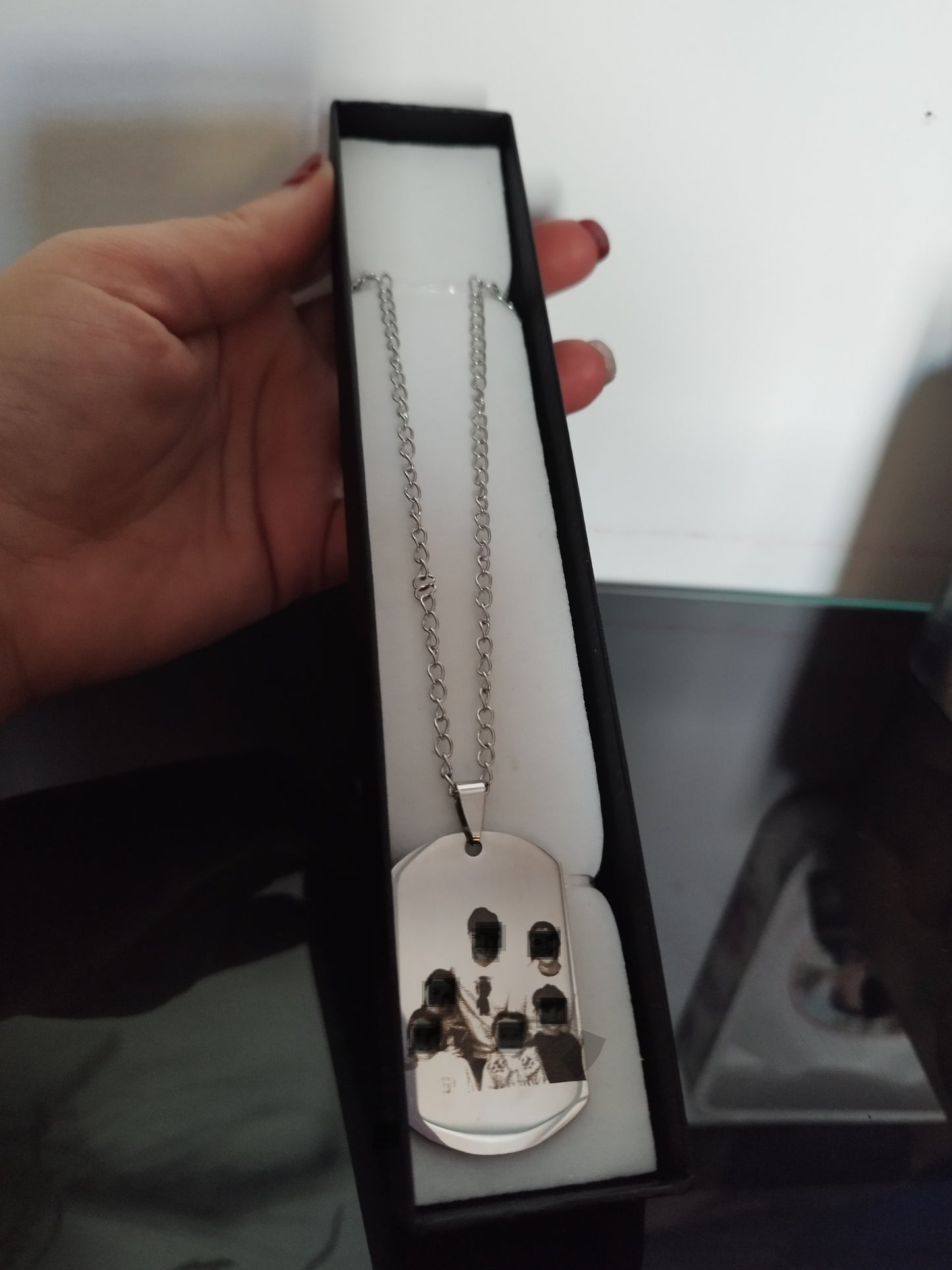 Llavero de acero inoxidable personalizado