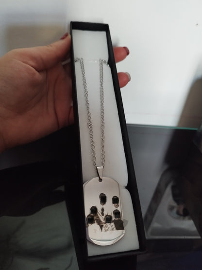 Llavero de acero inoxidable personalizado