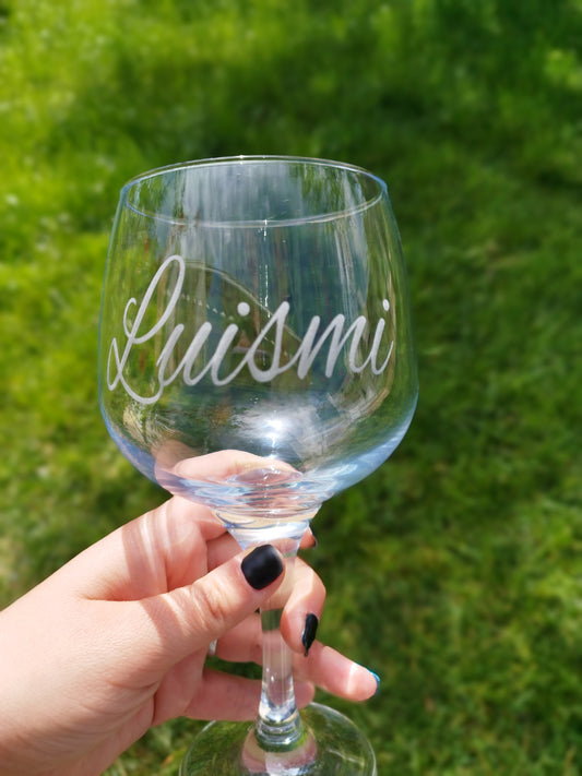 Copas de cristal personalizadas