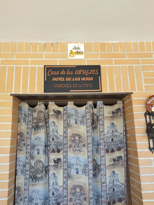 Cartel de madera para BIENVENIDA