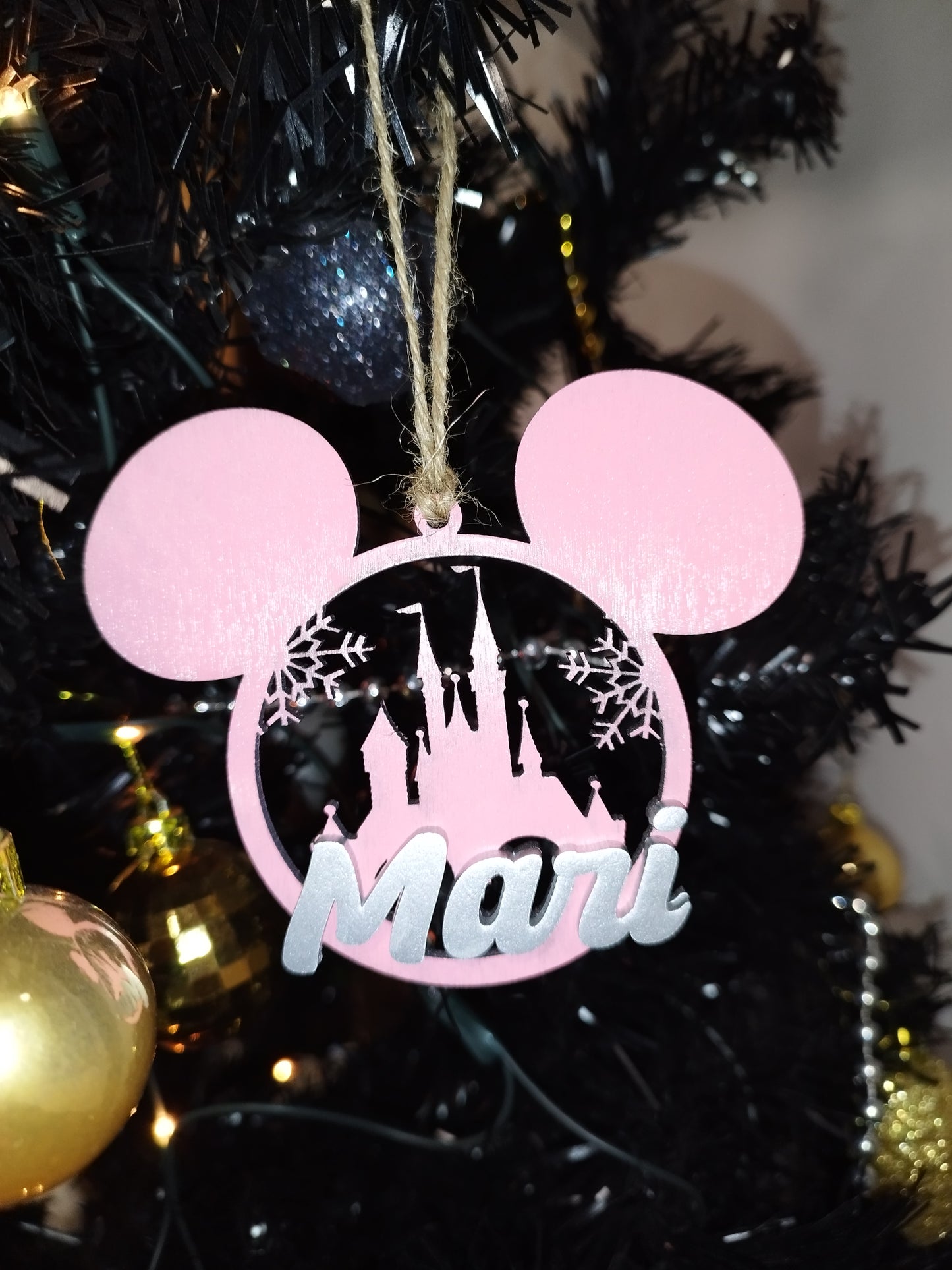 Bola de Navidad Castillo Disney