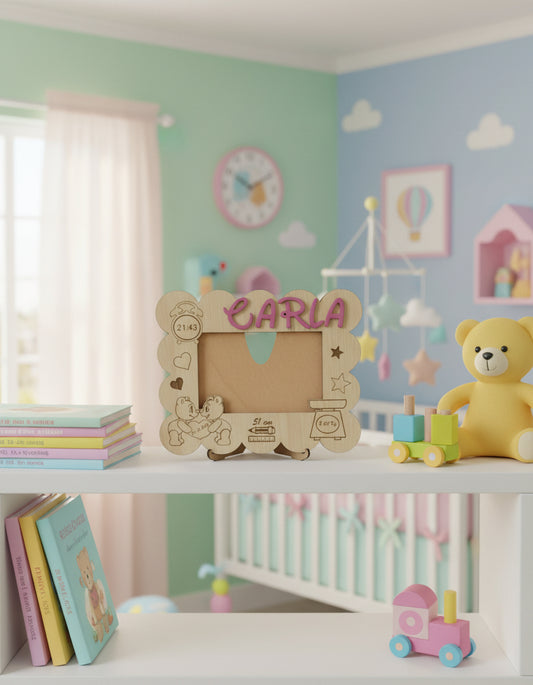 Marco de fotos natalicio