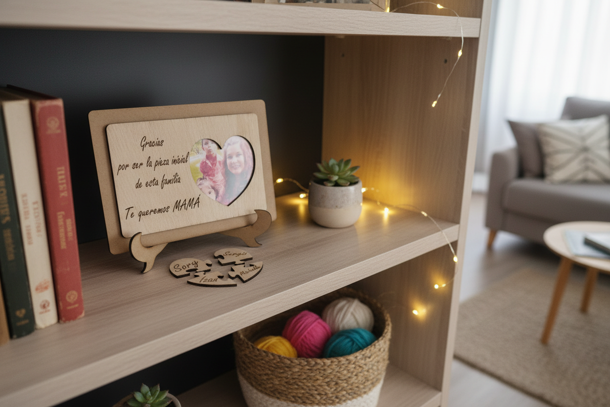 Marco de fotos "Pieza inicial de la familia"