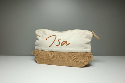 Neceser con flecos personalizado Izmi Láser Regalos Personalizados