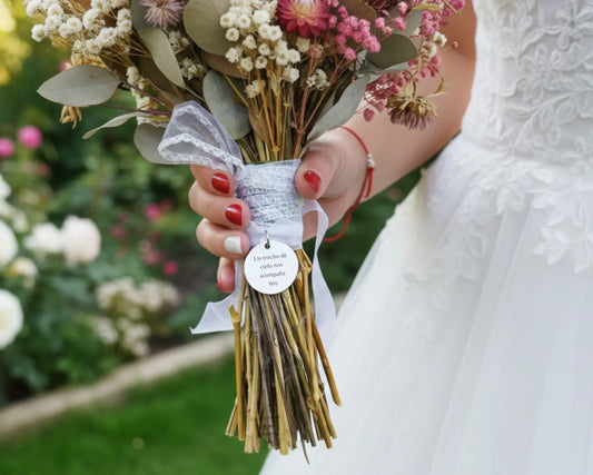 Medalla para ramo de novia Izmi Láser Regalos Personalizados