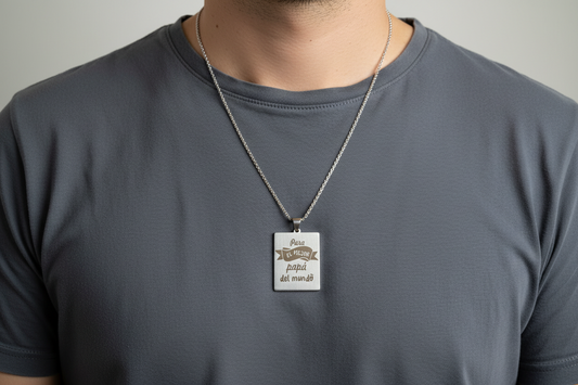 Colgante de acero inoxidable personalizado Izmi Láser Regalos Personalizados