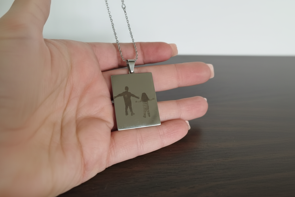 Colgante de acero inoxidable personalizado