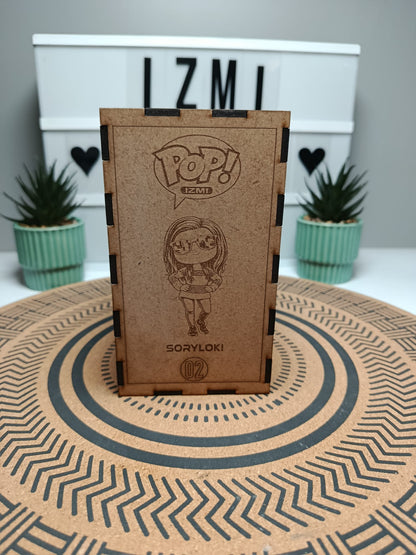 Muñeco cabezón tipo vinyl personalizado