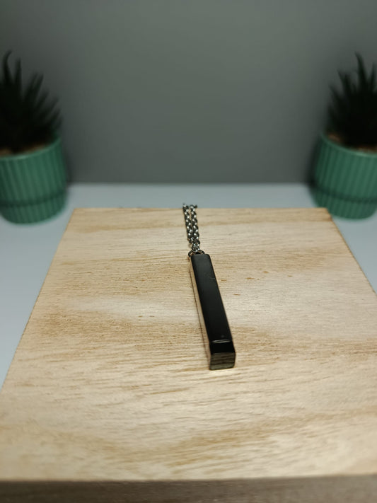 Colgante acero mensaje secreto