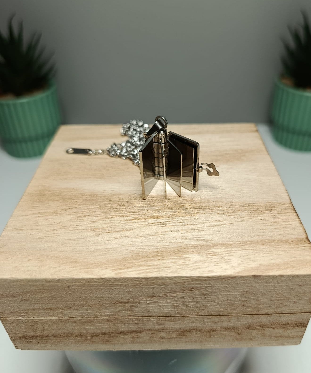 Colgante librito acero inoxidable