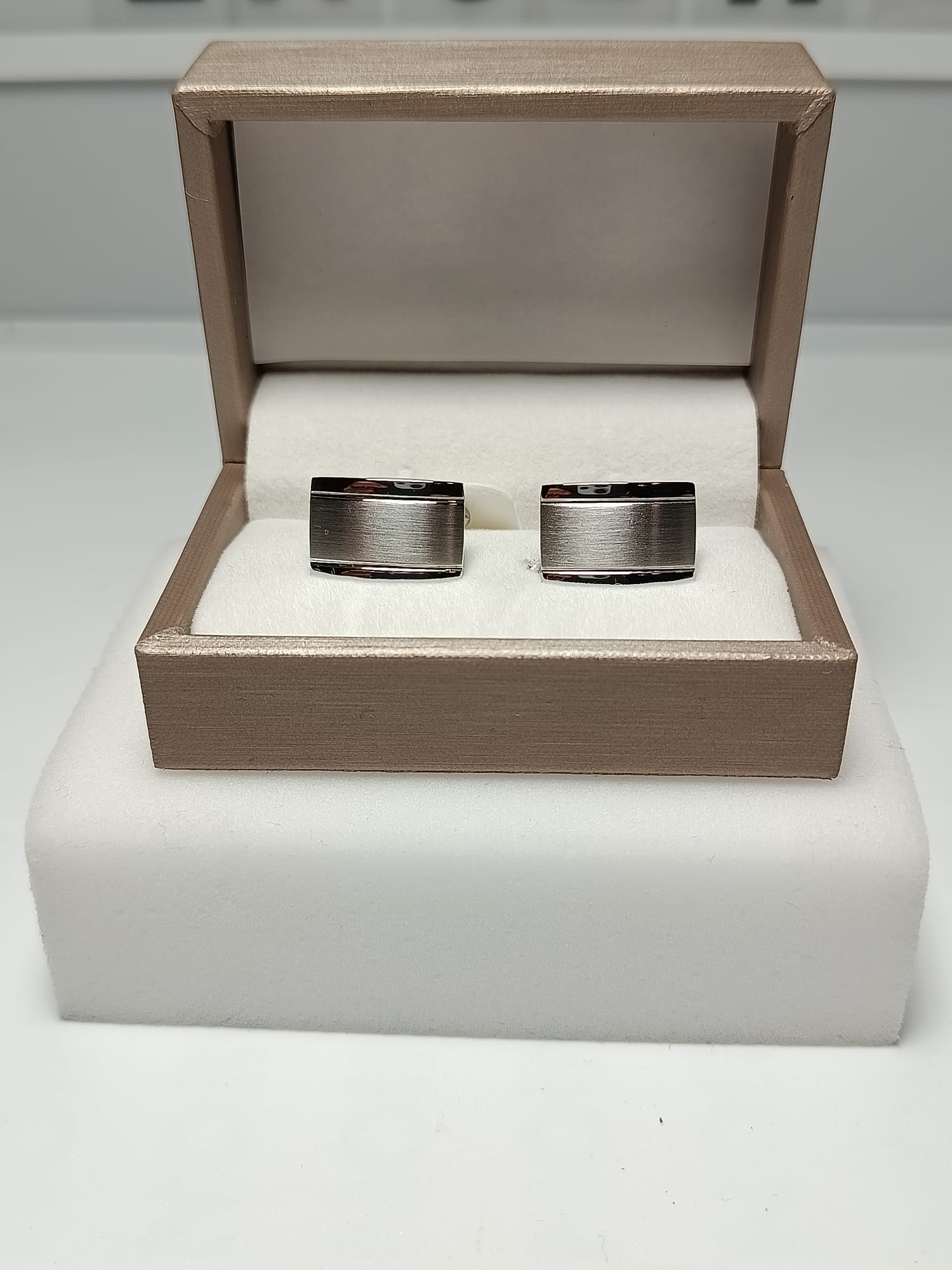 Gemelos personalizados de acero inoxidable Izmi Láser Regalos Personalizados