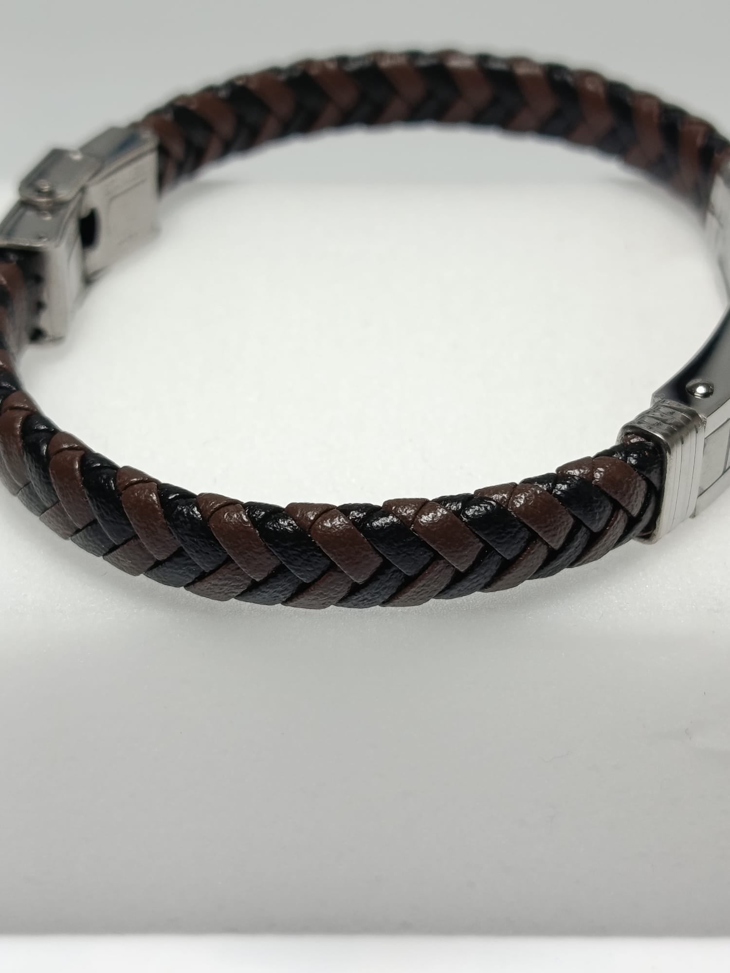 Pulsera acero doble color Izmi Láser Regalos Personalizados