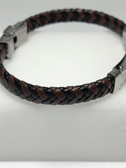 Pulsera acero doble color Izmi Láser Regalos Personalizados