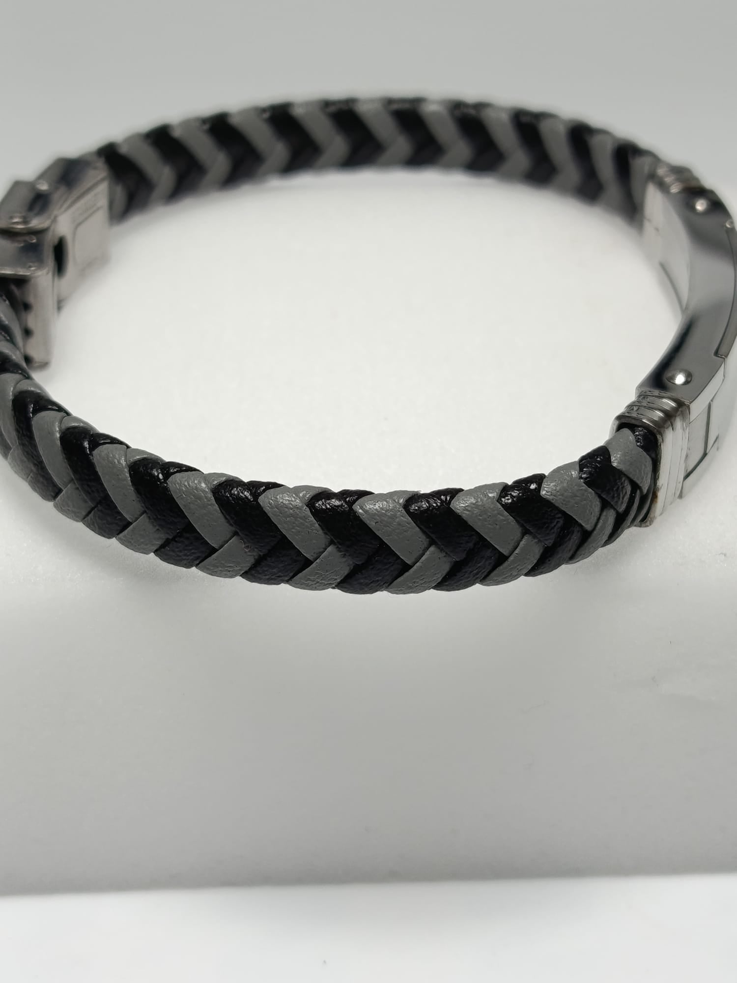 Pulsera acero doble color Izmi Láser Regalos Personalizados