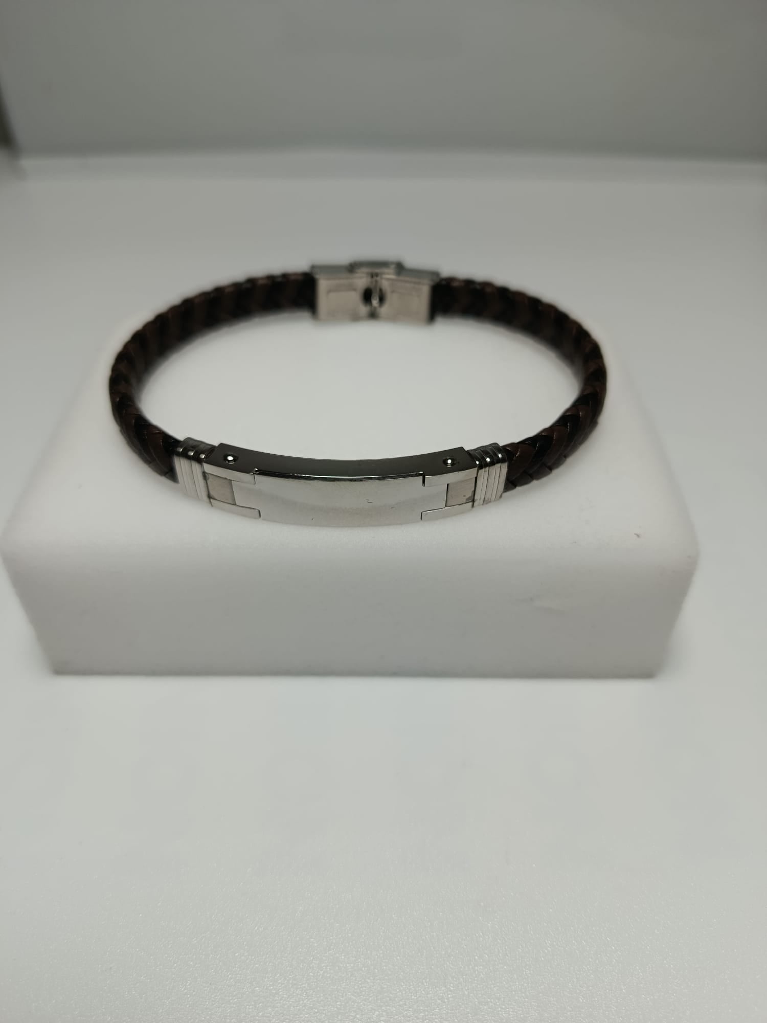 Pulsera acero doble color Izmi Láser Regalos Personalizados