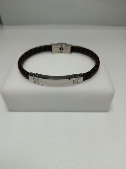 Pulsera acero doble color Izmi Láser Regalos Personalizados