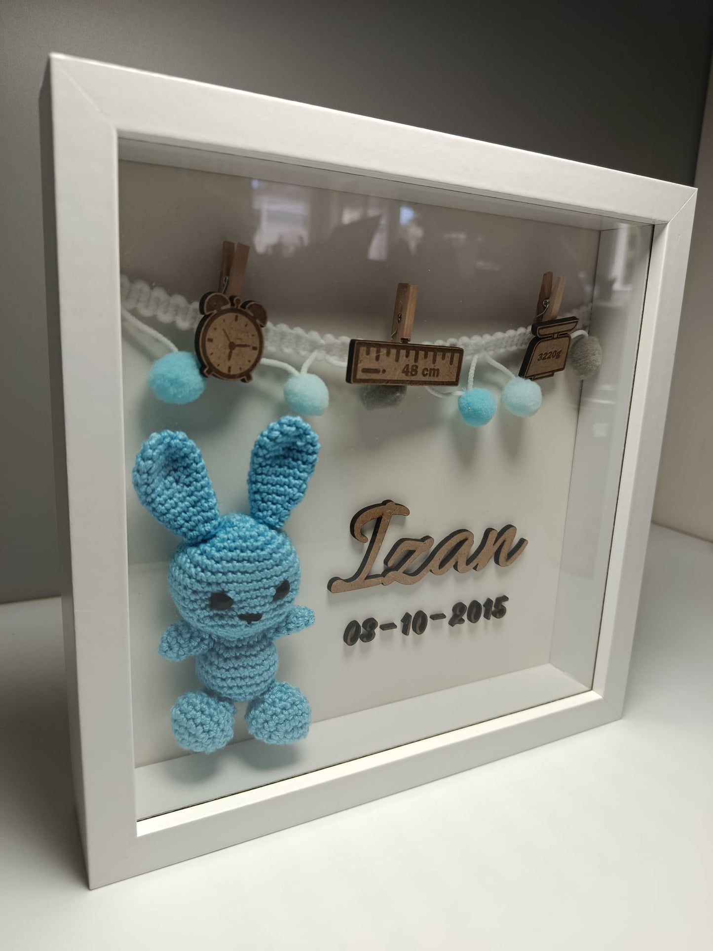Natalicio 3D amigurumi