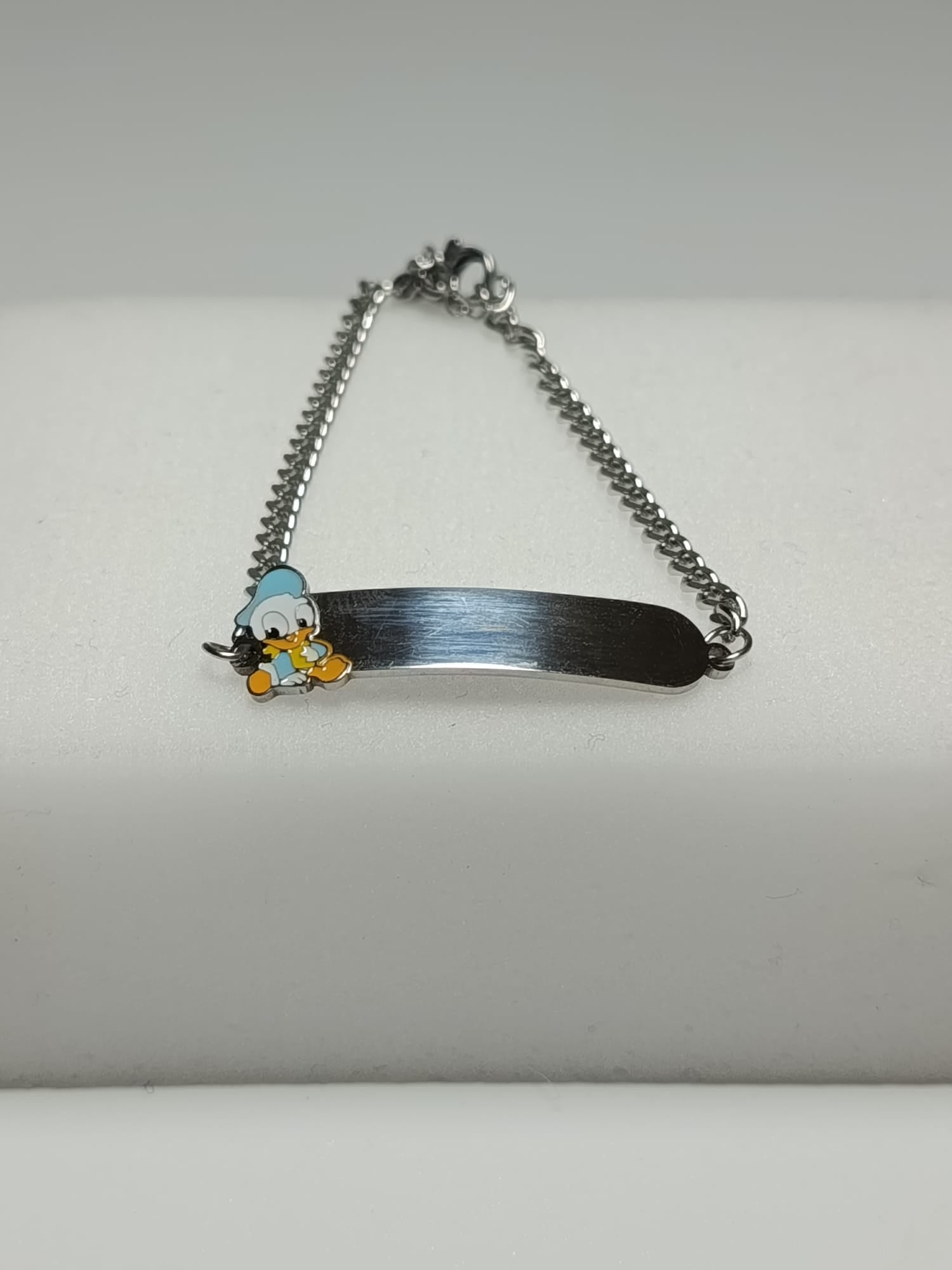 Esclava infantil PATO DONNALD con nombre Izmi Láser Regalos Personalizados