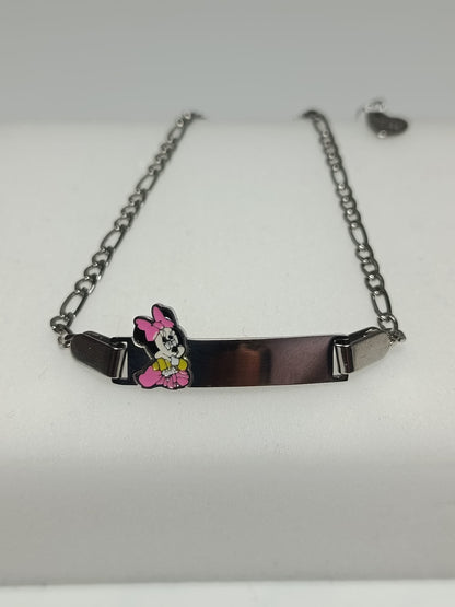 Esclava infantil MINNIE con nombre Izmi Láser Regalos Personalizados