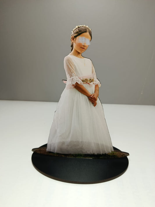 Topper tarta o centro de mesa personalizado
