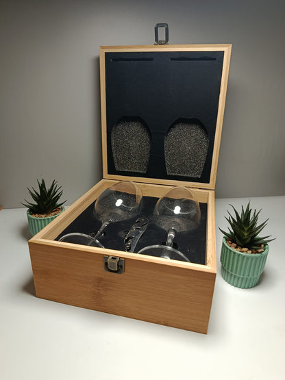 Set de vino personalizado