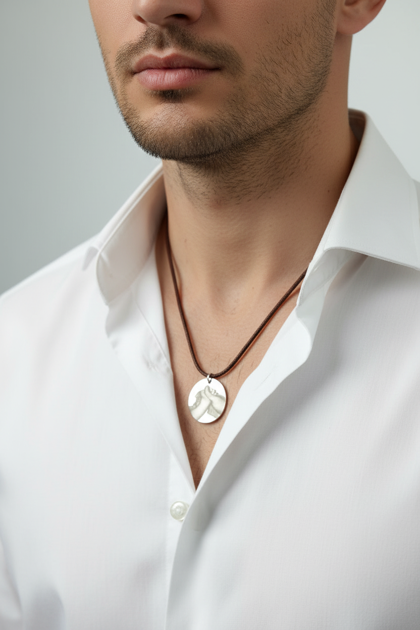 Colgante de acero inoxidable personalizado Izmi Láser Regalos Personalizados
